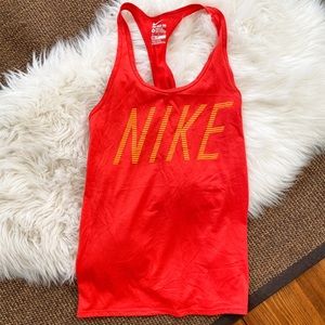 Nike Dri-Fit Orange Active Tank | Size M